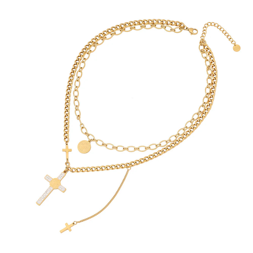 Expressive Cross Necklaces - Waterproof