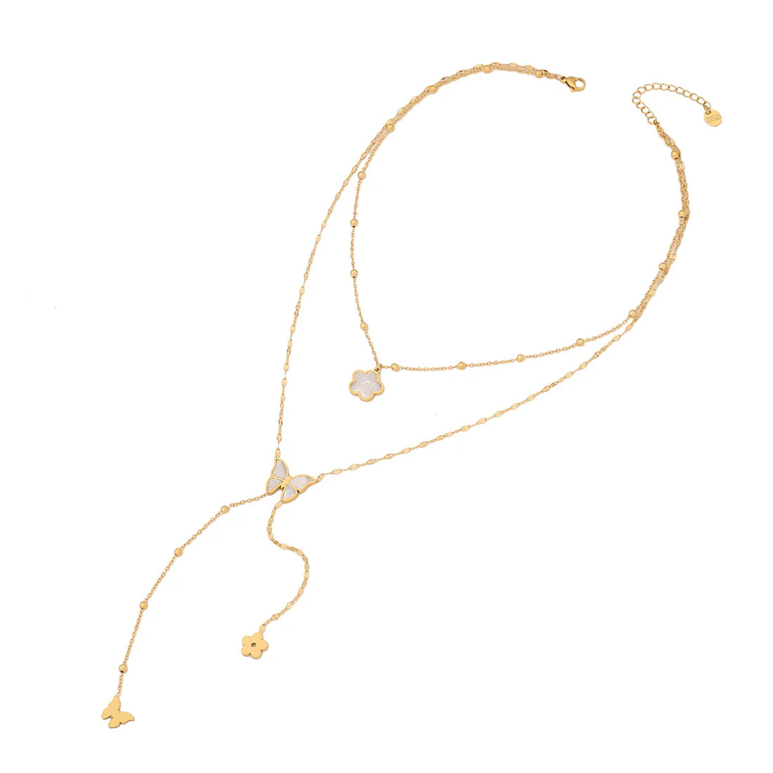 Multi Style Drop Necklace Butterfly - Waterproof