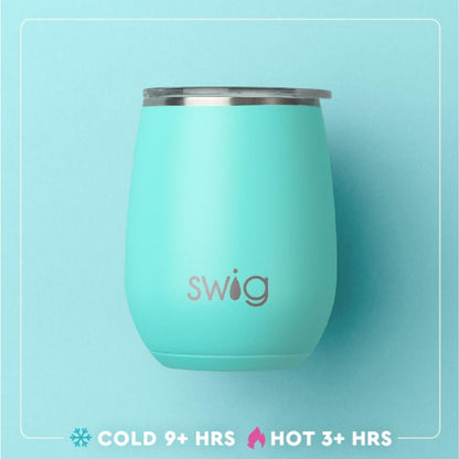 Purple Stemless Wine Cup 14oz