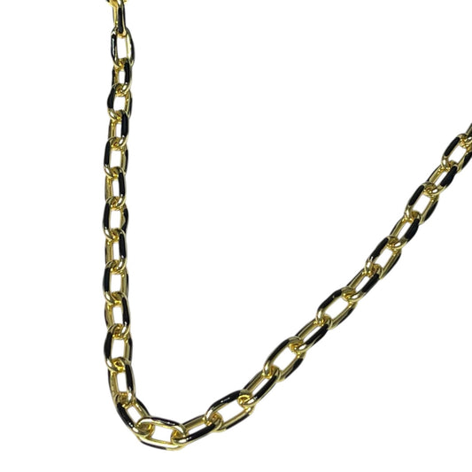 Black Gold Enamel Chain