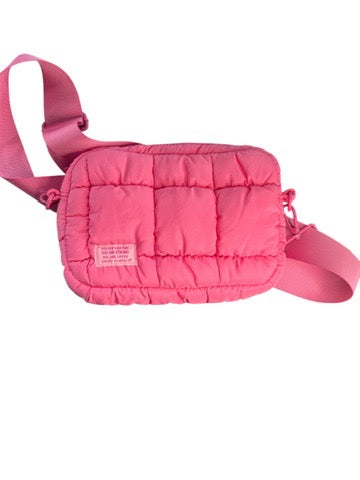 Puff Crossbody Bag - Pink