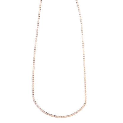 Opal Rhinestone 14k Gold Plated Necklace