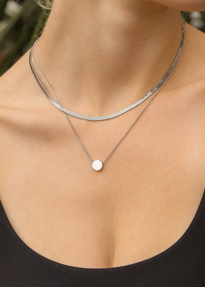 Mini Circle Necklace - Waterproof