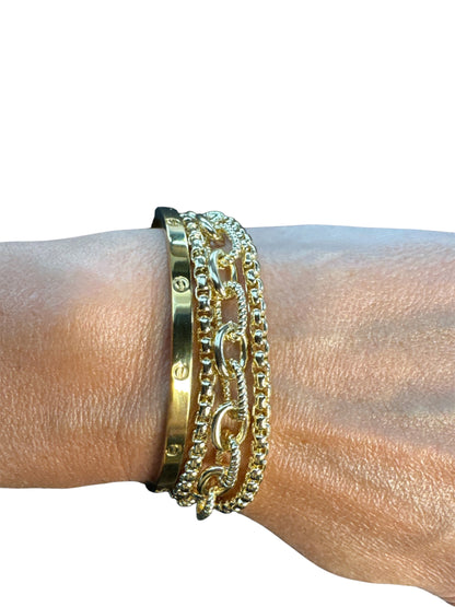 Mini Nail Bangle Bracelet - Waterproof