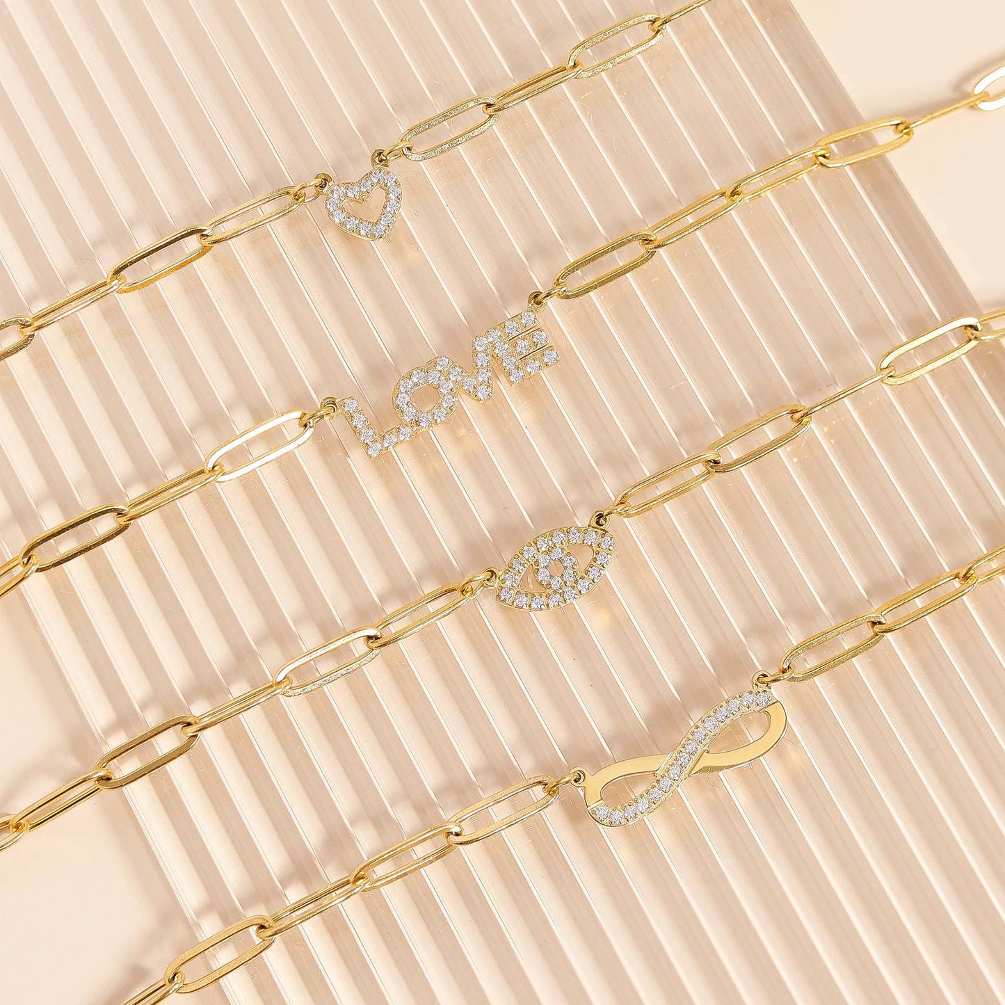 "Heart" Paperclip Necklace - Waterproof