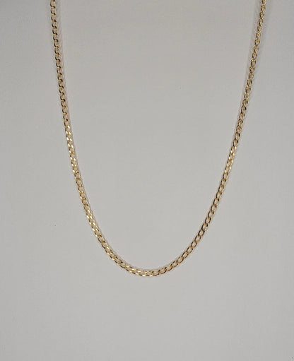 Mini Chain Link 14k Gold Plated Necklace