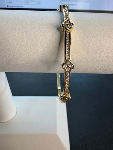 QZ Mini Clover Bangle Bracelet - Waterproof