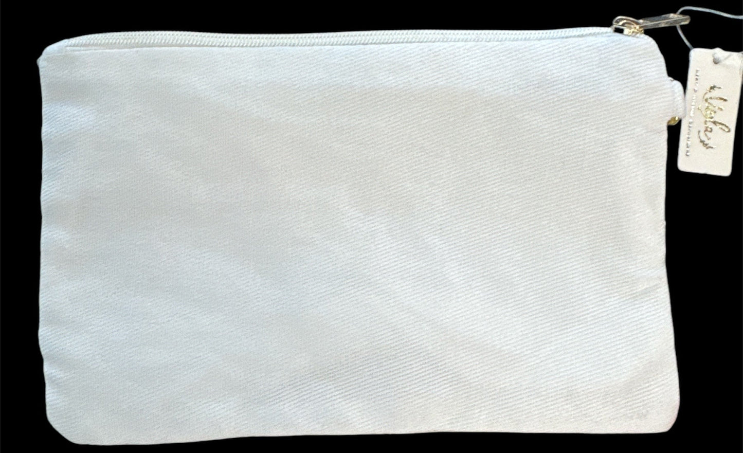 America Seed Bead Zip Top Closure Wristlet