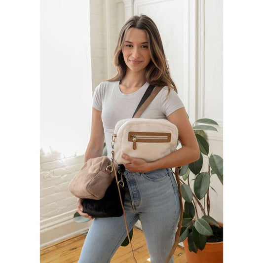 Ginny Faux Fur Crossbody Bag