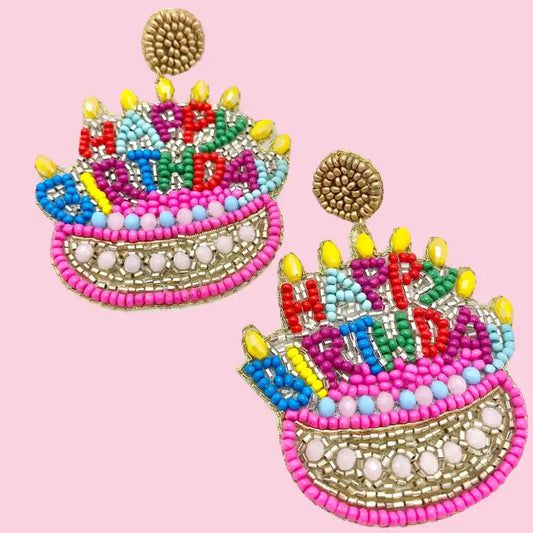 Happy Birthday Earring