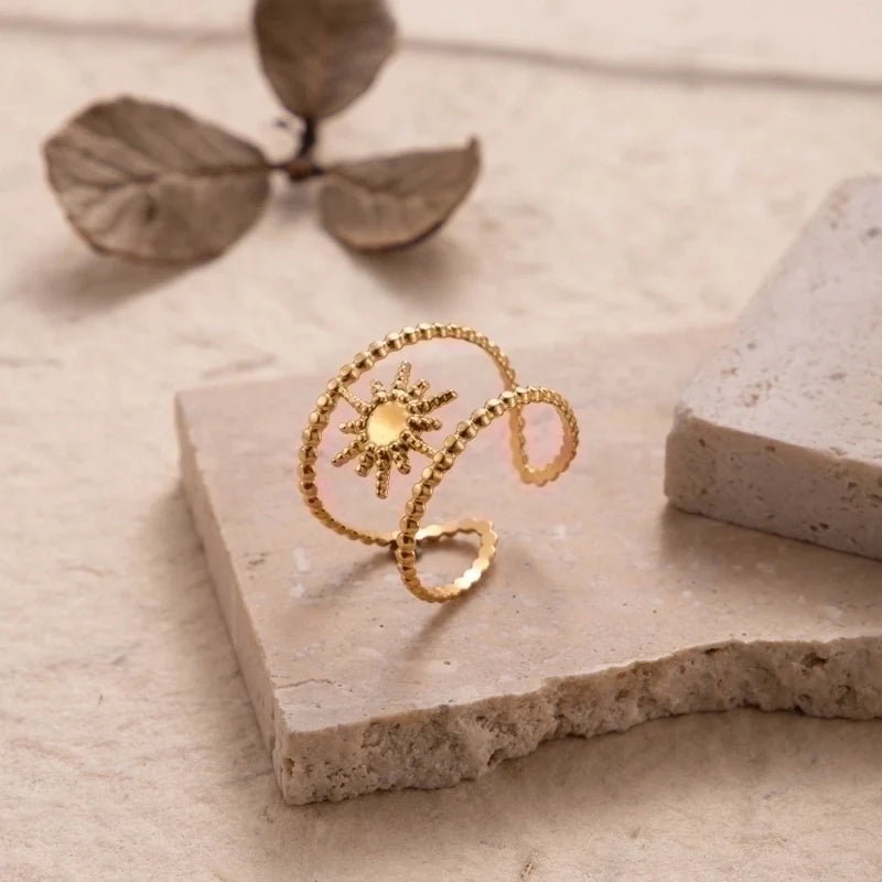 One Size Gold Rings - Waterproof