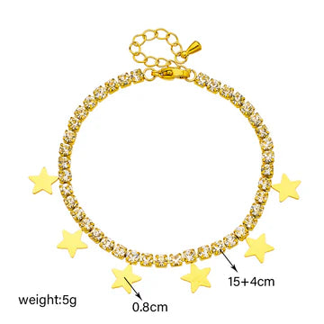 QZ and Star Necklace