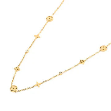 Geometric Chain Necklace
