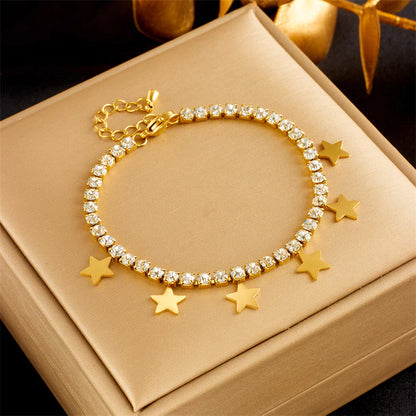 QZ and Star Necklace
