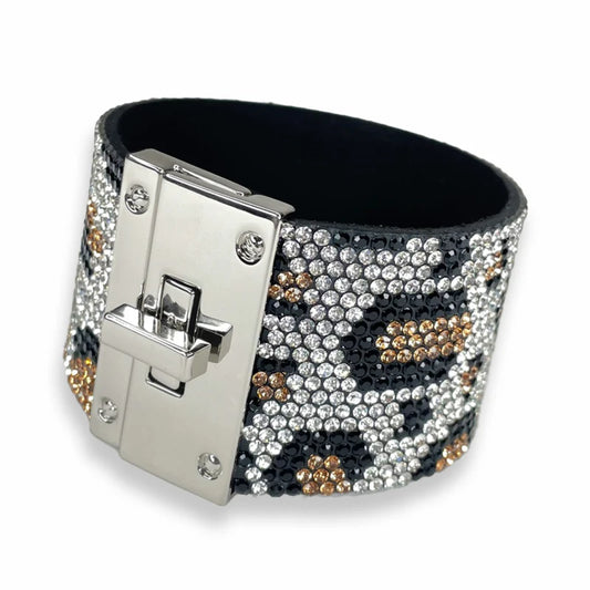 WILD LEOPARD LUX COLLECTION SILVER