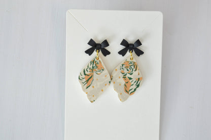 Tiger Dangle Earrings