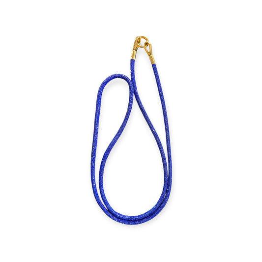 Crystal Blue Cross Body Phone Strap