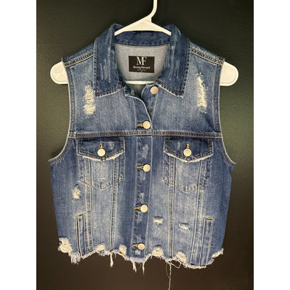 Kansas City, Chiefs women’s bluejean vest