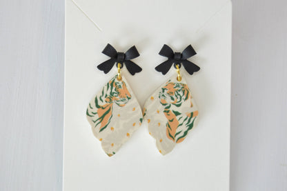 Tiger Dangle Earrings