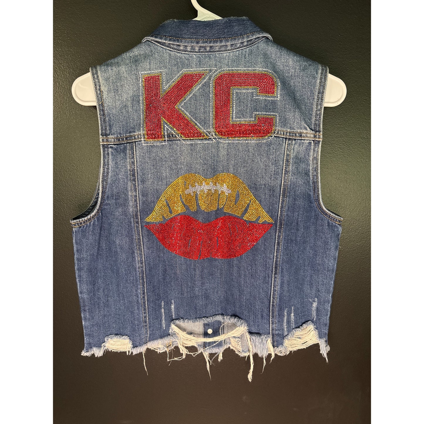 Kansas City, Chiefs women’s bluejean vest