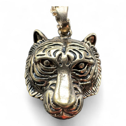 Tiger Head Chain Necklace