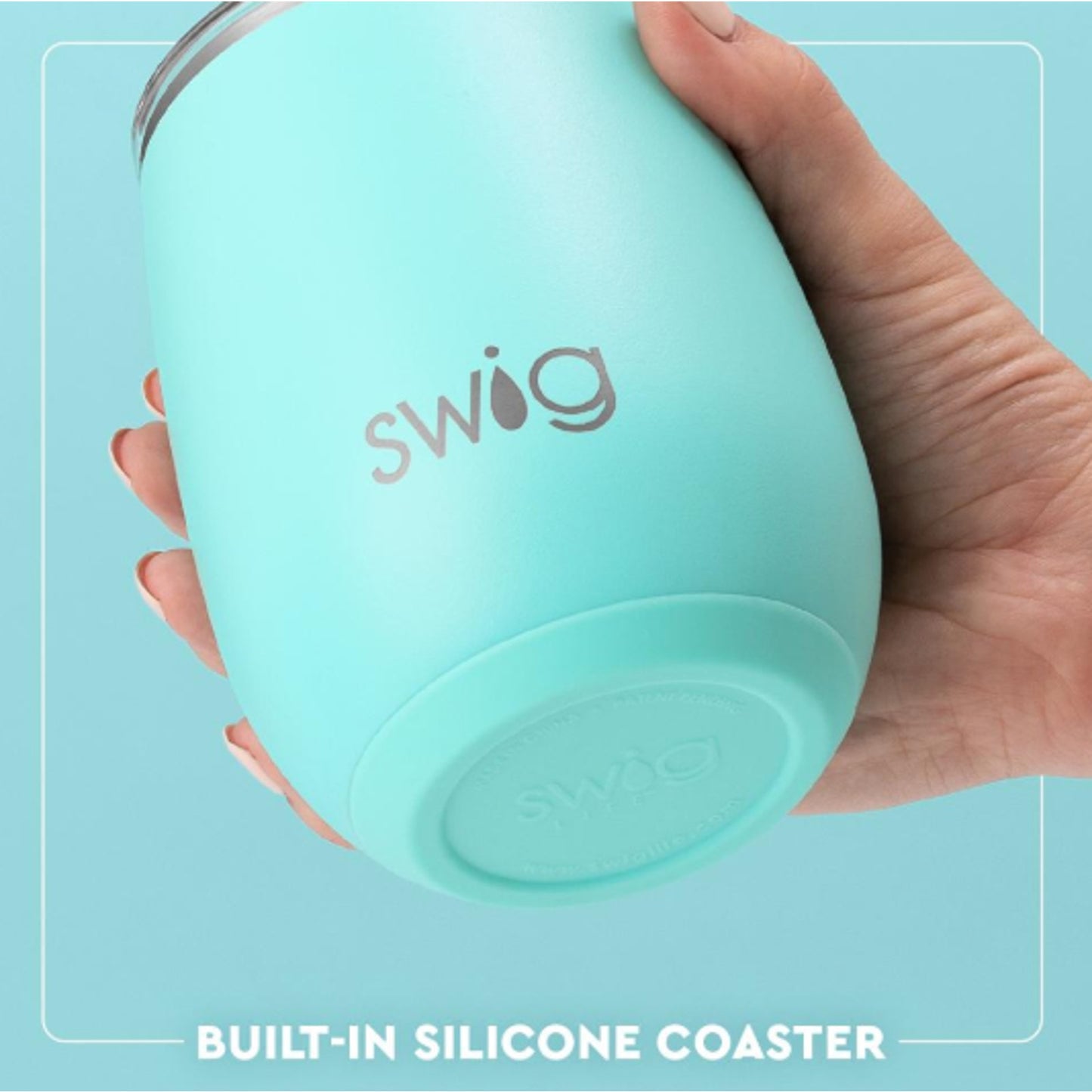 Purple Stemless Wine Cup 14oz