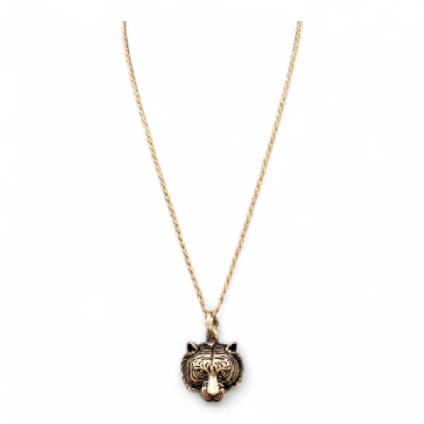 Tiger Head Chain Necklace