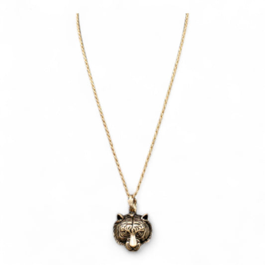 Tiger Head Chain Necklace